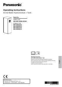 Handleiding Panasonic WH-ADC0309J3E5UK Warmtepomp