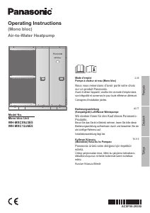 Mode d’emploi Panasonic WH-MXC12J6E5 Pompe à chaleur