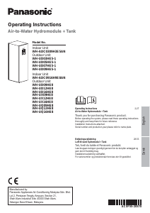 Brugsanvisning Panasonic WH-ADC0309H3E5AN Varmepumpe