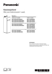 Kasutusjuhend Panasonic WH-ADC0912K6E5AN3 Soojuspump