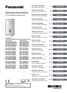 Brugsanvisning Panasonic WH-SDC09H3E8 Varmepumpe