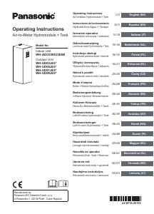 Bedienungsanleitung Panasonic WH-ADC0309J3E5B Wärmepumpe