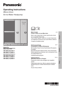 Bedienungsanleitung Panasonic WH-MXC16J9E81 Wärmepumpe