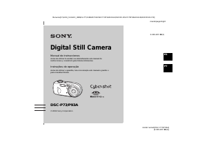 Manual Sony Cyber-shot DSC-P93A Câmara digital