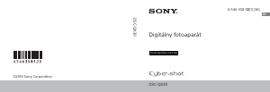 Návod Sony Cyber-shot DSC-QX30 Digitálna kamera