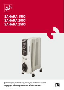 Bruksanvisning S&P Sahara 1503 Värmefläkt