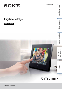 Handleiding Sony DPF-WA700 Digitale fotolijst