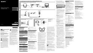 Bedienungsanleitung Sony MDR-1RNC Kopfhörer