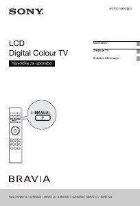 Priročnik Sony Bravia KDL-40NX713 LCD-televizor