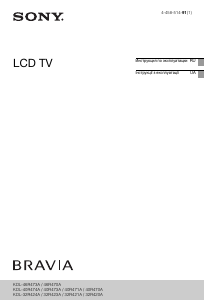 Руководство Sony Bravia KDL-46R470A ЖК телевизор