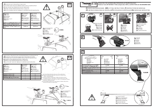 Manual Twinny Load  A 33 Roof Bar