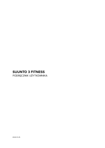 Instrukcja Suunto 3 Fitness Zegarek sportowy