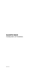 Instrukcja Suunto Race Zegarek sportowy