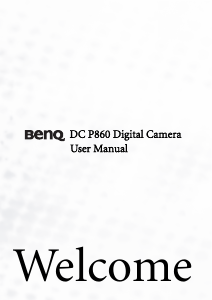Handleiding BenQ DC P860 Digitale camera