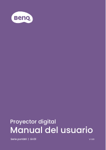 Manual de uso BenQ GV31 Proyector