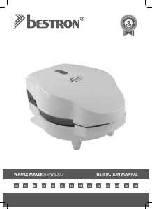 Manuale Bestron AMW500PD Macchina per waffle