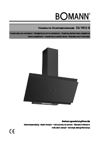 Instrukcja Bomann DU 7612 G Okap kuchenny