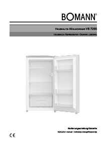 Instrukcja Bomann VS 7255 Lodówka