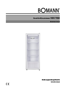 Bedienungsanleitung Bomann KSG 7292 Kühlschrank