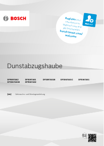 Bedienungsanleitung Bosch DFS067A51 Dunstabzugshaube