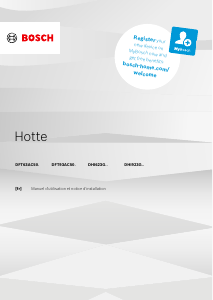 Mode d’emploi Bosch DFT63AC50 Hotte aspirante