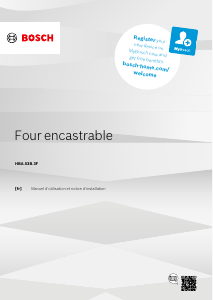 Mode d’emploi Bosch HBA553BV3F Four