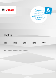 Mode d’emploi Bosch DWB66IM50 Hotte aspirante