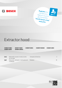Manual de uso Bosch DWB77CM50 Campana extractora