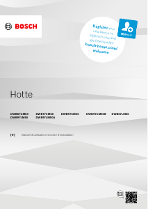 Mode d’emploi Bosch DWB97LM50 Hotte aspirante