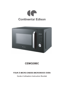 Mode d’emploi Continental Edison CEMO29BC Micro-onde