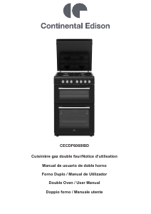 Manual de uso Continental Edison CECDF6060IBD Cocina