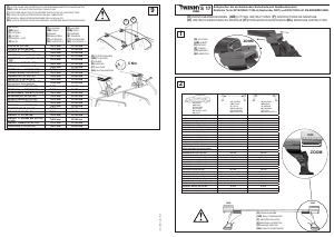 Manual de uso Twinny Load  S 17 Barra de techo