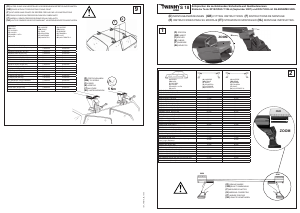 Manual de uso Twinny Load  S 18 Barra de techo