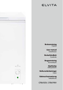 Brugsanvisning Elvita CFB6102V Fryser