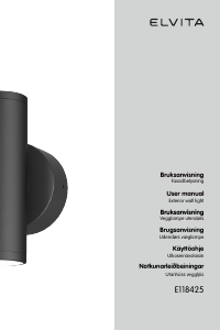 Bruksanvisning Elvita E118425 Lampa