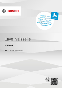 Mode d’emploi Bosch SBT8TB801E Lave-vaisselle