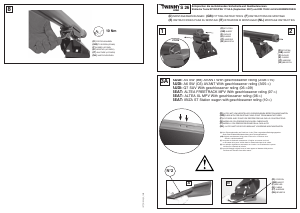 Manual de uso Twinny Load  S 26 Barra de techo