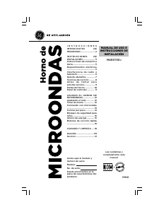 Manual de uso GE MGE07SEJ Microondas