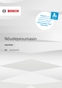 Kasutusjuhend Bosch SKS2ITW00E Nõudepesumasin