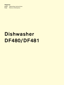 Mode d’emploi Gaggenau DF481761F Lave-vaisselle