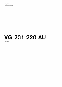 Manual Gaggenau VG231220AU Hob