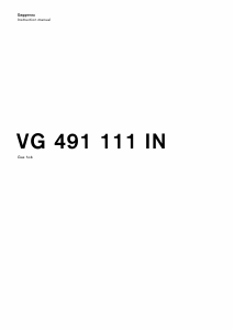 Manual Gaggenau VG491111IN Hob