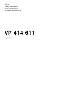 Mode d’emploi Gaggenau VP414611 Table de cuisson