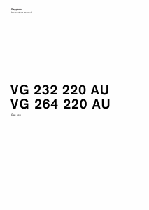 Manual Gaggenau VG264220AU Hob