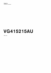 Manual Gaggenau VG415215AU Hob
