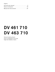 Bruksanvisning Gaggenau DV463710 Vakuumpackare