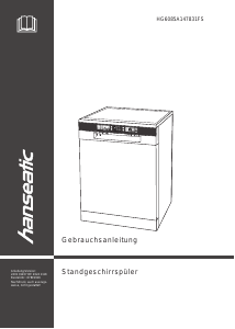 Bruksanvisning Hanseatic HG6085A147831FS Diskmaskin