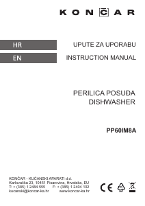 Bruksanvisning Končar PP60IM8A Diskmaskin