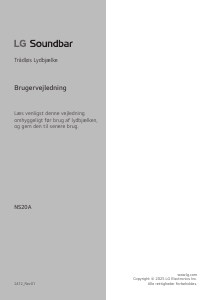 Brugsanvisning LG NS20A Hjemmebiosystem