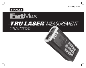 Instrukcja Stanley TLM300 FatMax Dalmierz laserowy